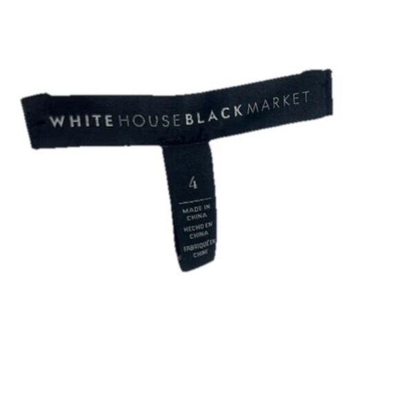 White House Black Market Size 4 Sleeveless Fit & Flare Women’s Ponte Knit Dress - Picture 5 of 7